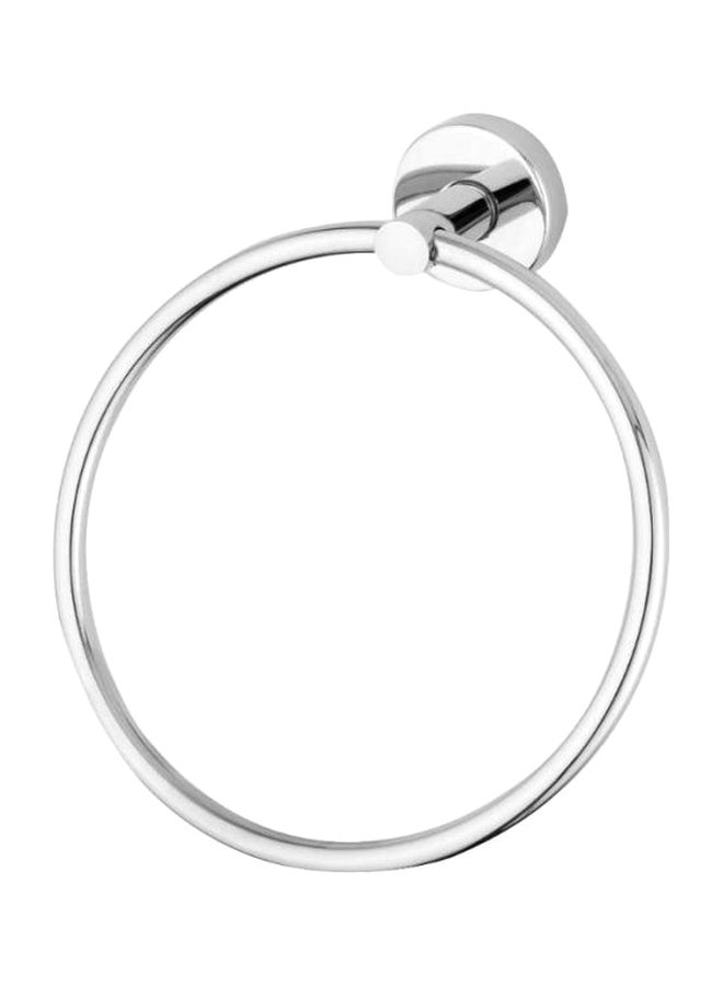 Ring Towel Holder Silver