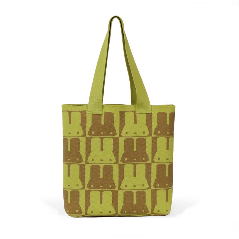 High-End Fashion Girl'S Commuter All-Match Flying Weaving Niche Knitted Bag Tote Bag - Image 1