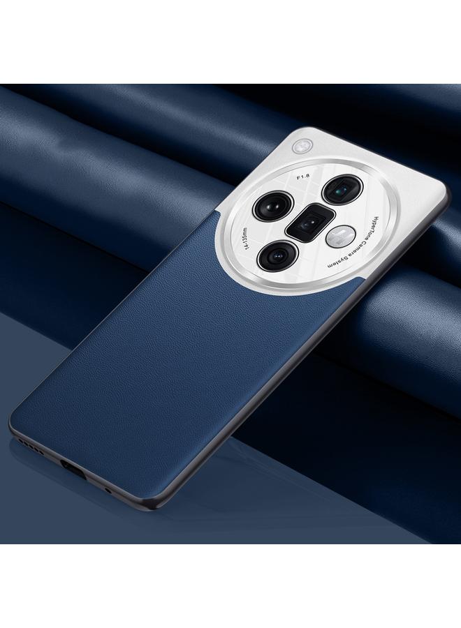 S-TOP Case For OPPO Find X7 Ultra Plain-leather All-inclusive Shockproof Phone Case - Image 1