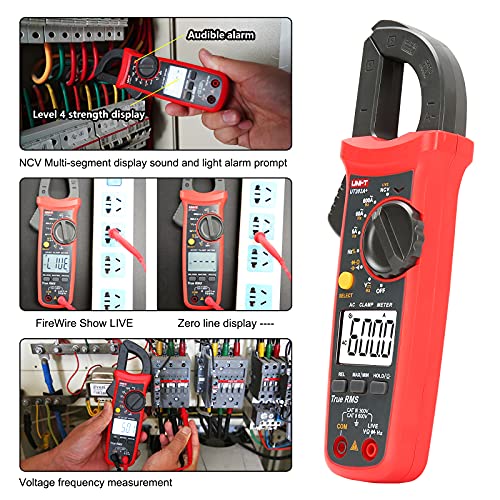 UNI-T UT202A+ Digital Multimeter 6000 Counts Auto Range True RMS clamp Meter - Image 5