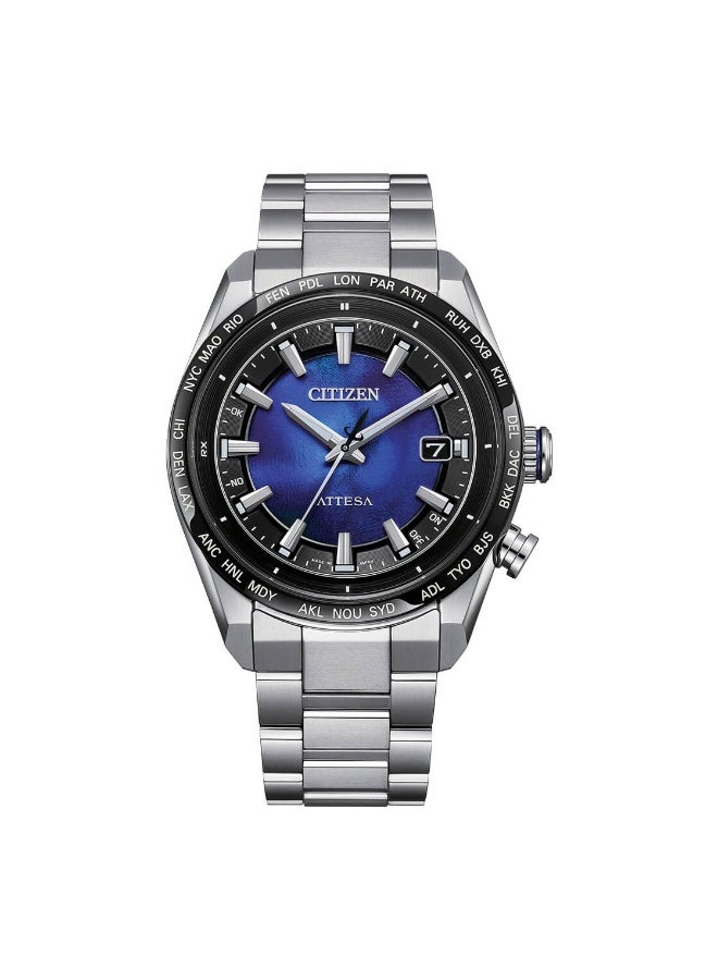 CITIZEN Citizen ATTESA NEW “UNITE with BLUE” Limited‑Edition Eco‑Drive Radio-Controlled Super Titanium World Time CB0288‑65L  - Image 5