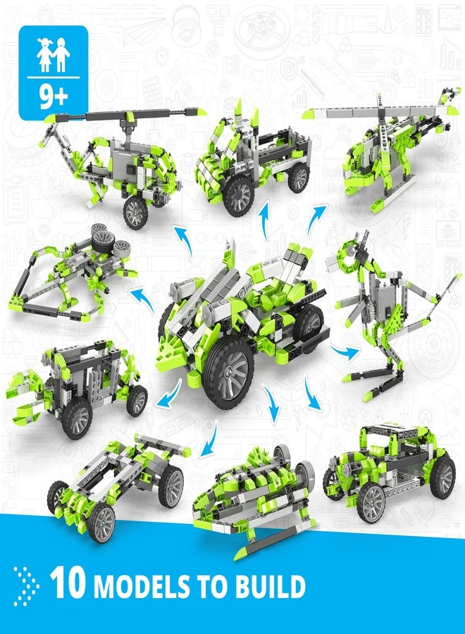 Engino Inventor STEM Toys, Motorized 4-Wheeled Extreme Bike, Construction Toys for Kids 9+, Building Kit, STEM Projects, Gifts for Boys & Girls, Engineering Kit (10 Models to Build) - Image 2