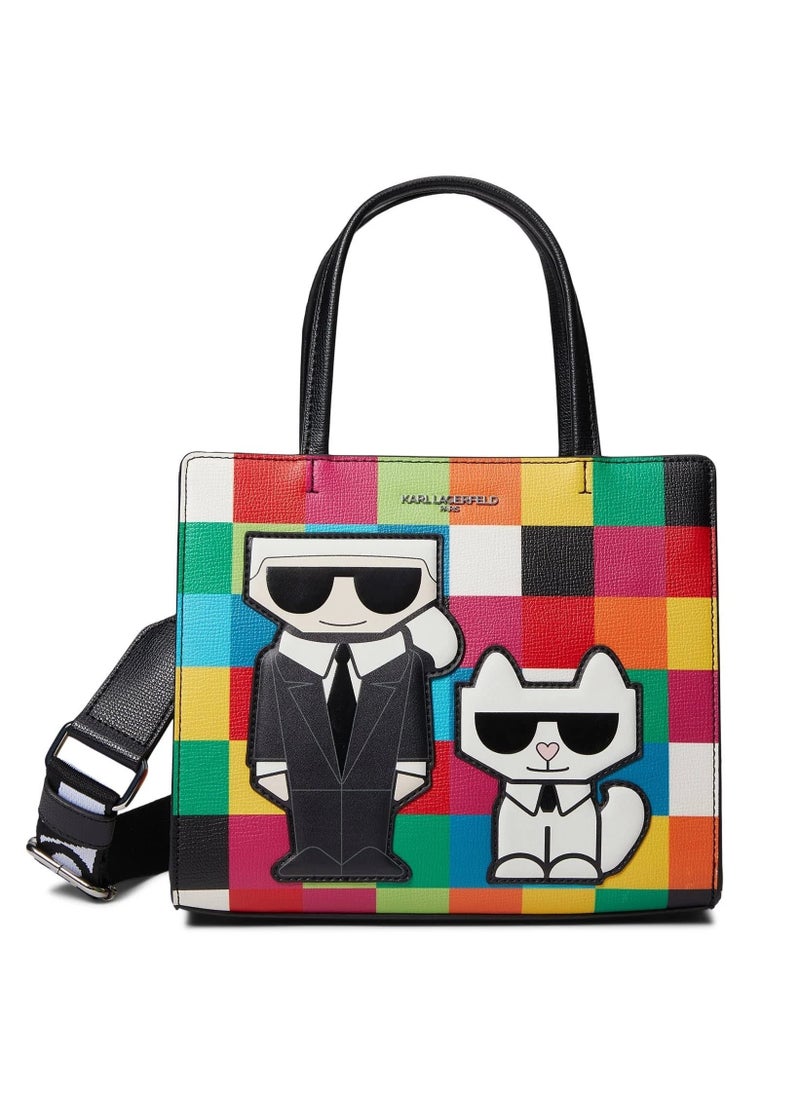 Karl Lagerfeld Paris - Karl Lagerfeld Maybelle Leather Satchel - Image 1