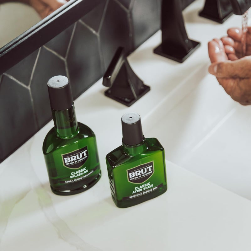 Brut Splash-On Original Fragrance - Bold, Masculine Cologne for Men - Long Lasting Mens Fragrance With Spicy Woods, Floral, and Citrus Notes - 3.5 oz - Image 3