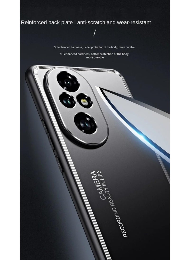 general Case Compatible with Honor 200 Pro, Aluminum Alloy Sandblasted Back Plate Case Metal Camera Protection Shockproof Protective Cover for Honor 200 Pro - Image 2