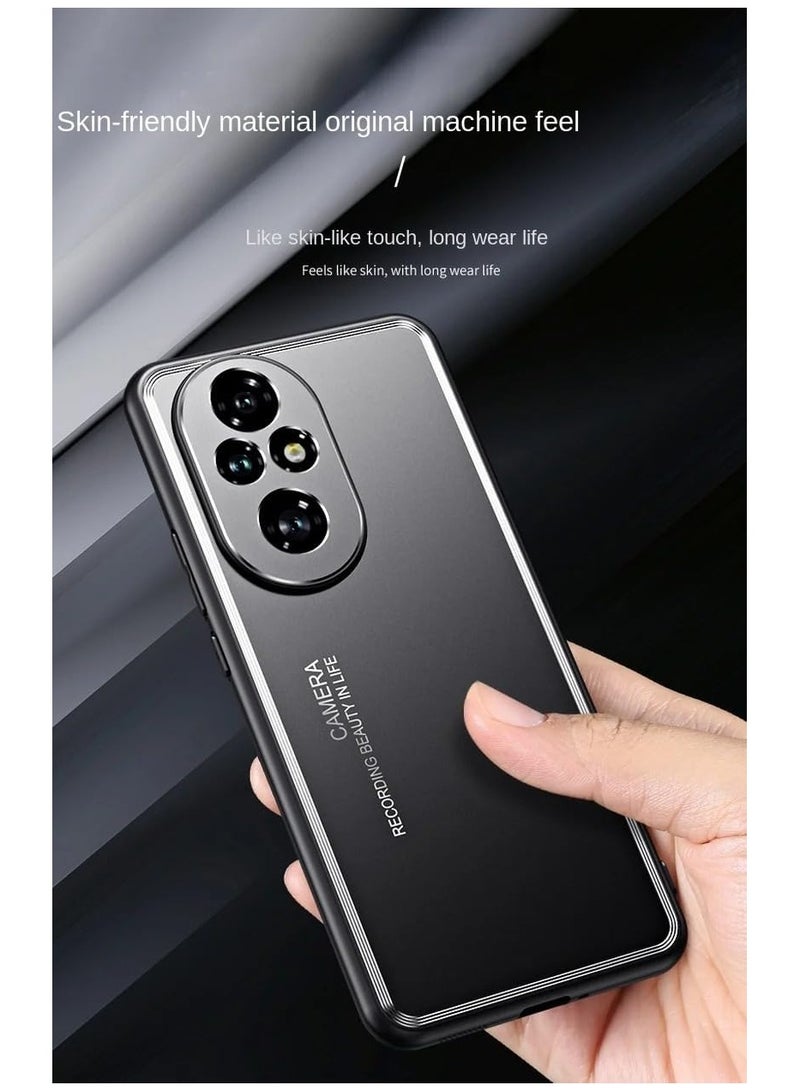 general Case Compatible with Honor 200 Pro, Aluminum Alloy Sandblasted Back Plate Case Metal Camera Protection Shockproof Protective Cover for Honor 200 Pro - Image 5