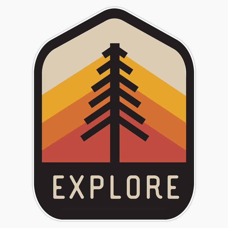 STG Trading Tree Explore Vinyl Bumper Sticker Decal Waterproof 5