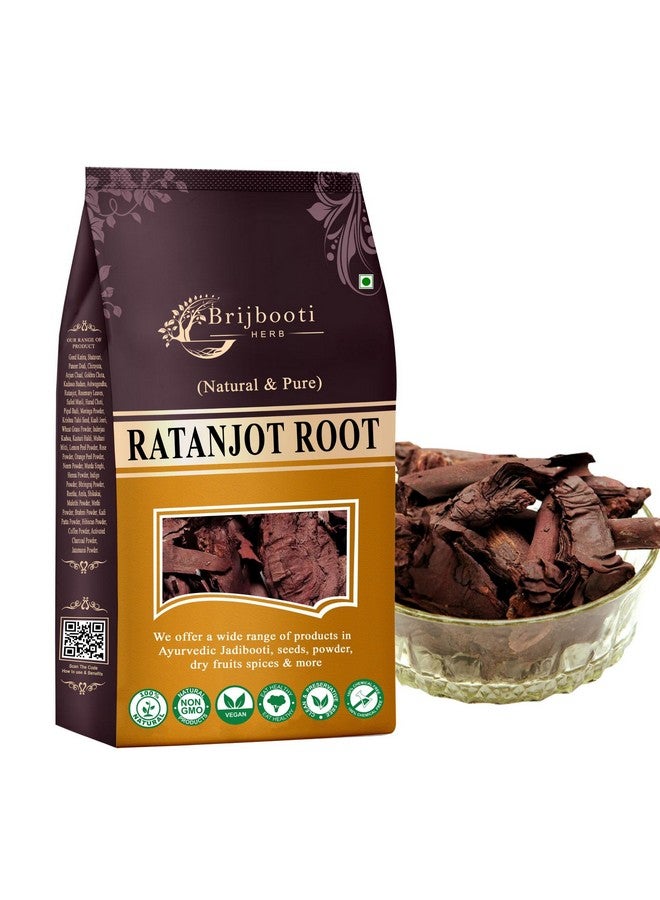 Brijbooti Ratanjot Root 200g | Ratanjot for Cooking, Hair Fall, Hair Growth, Skin | Alkanet Root | ratanjot | laljadi | damini balchad - Image 1