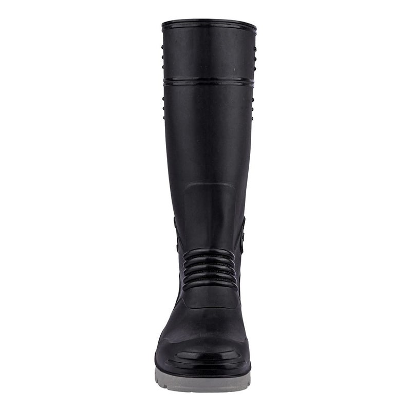 HILLSON TC07HLS0022 Torpedo Safety Gumboots with Steel Toe (Black-Grey, UK 6) - Image 3