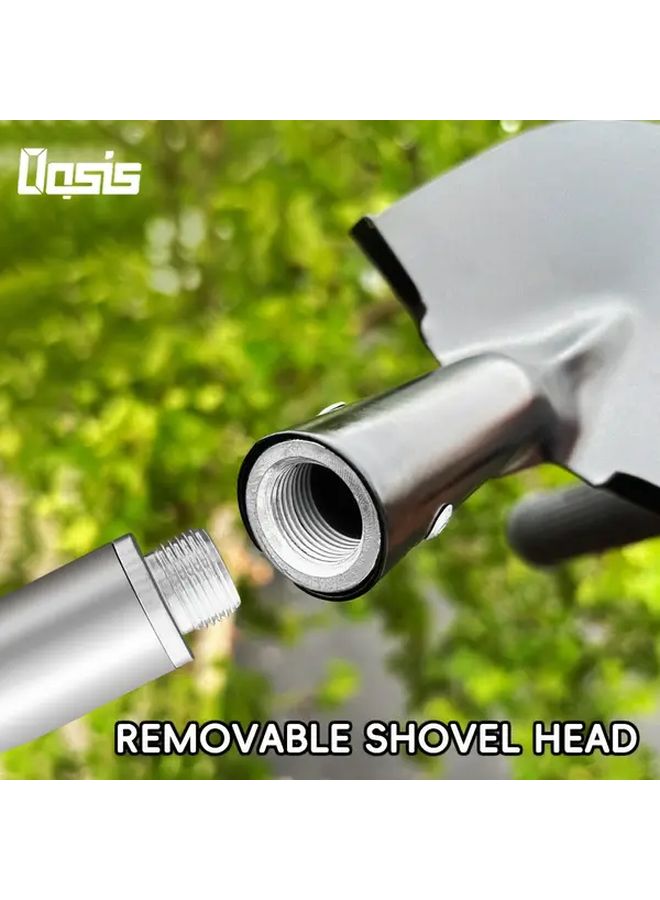 Two Pack Heavy Duty Garden Shovel Non Slip Grip Rust Resistant For Digging Planting - Image 5