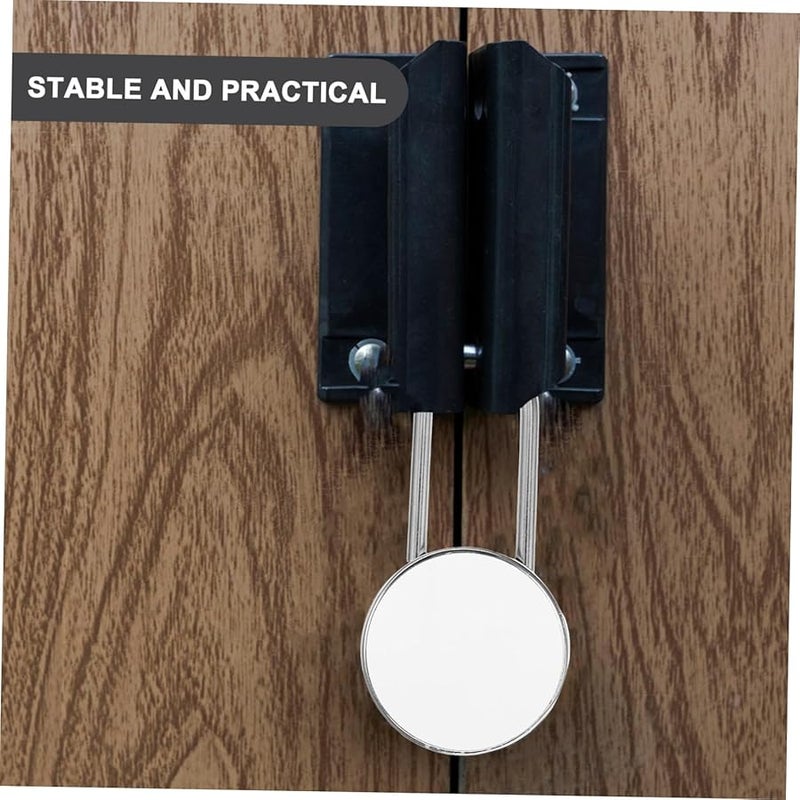 Operitacx Small Padlock with Heat Transfer Design for Luggage Jewelry Box Cabinets Closet Travel Storage - Image 5