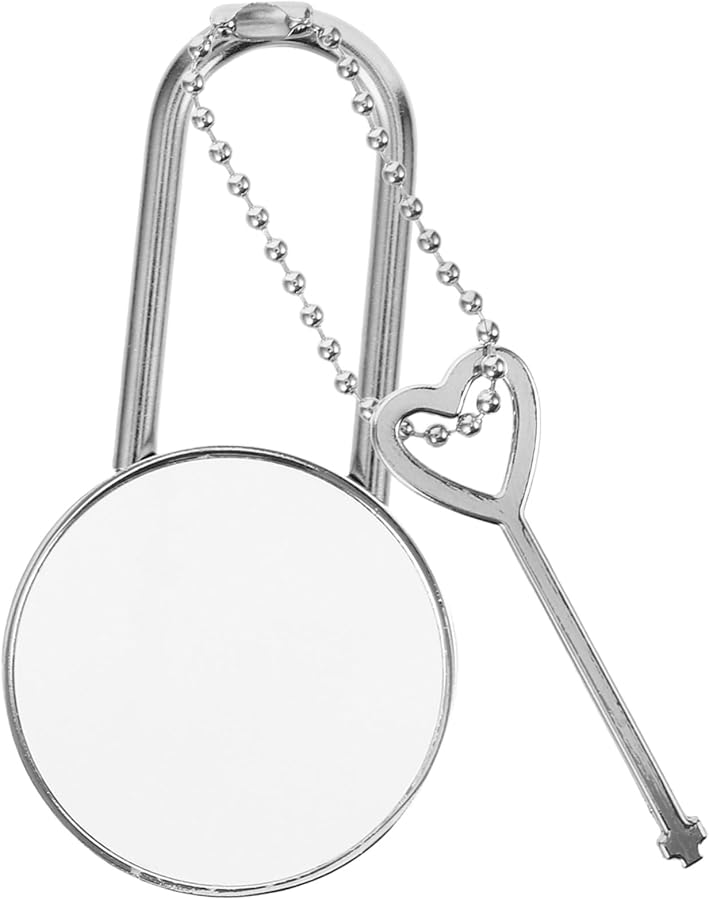 Operitacx Small Padlock with Heat Transfer Design for Luggage Jewelry Box Cabinets Closet Travel Storage - Image 1