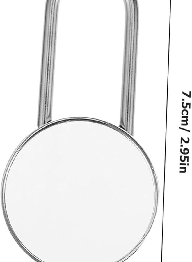 Operitacx Small Padlock with Heat Transfer Design for Luggage Jewelry Box Cabinets Closet Travel Storage - Image 3