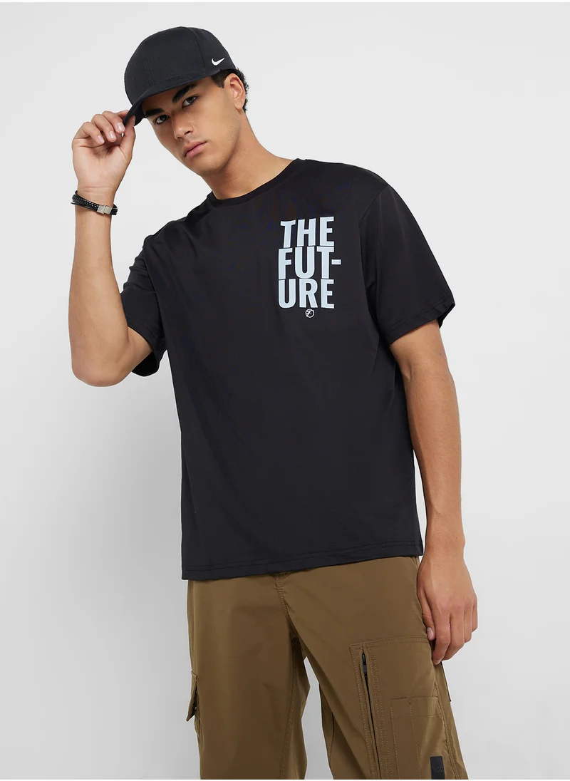 سفنتي فايف Oversized Graphic T-Shirt
