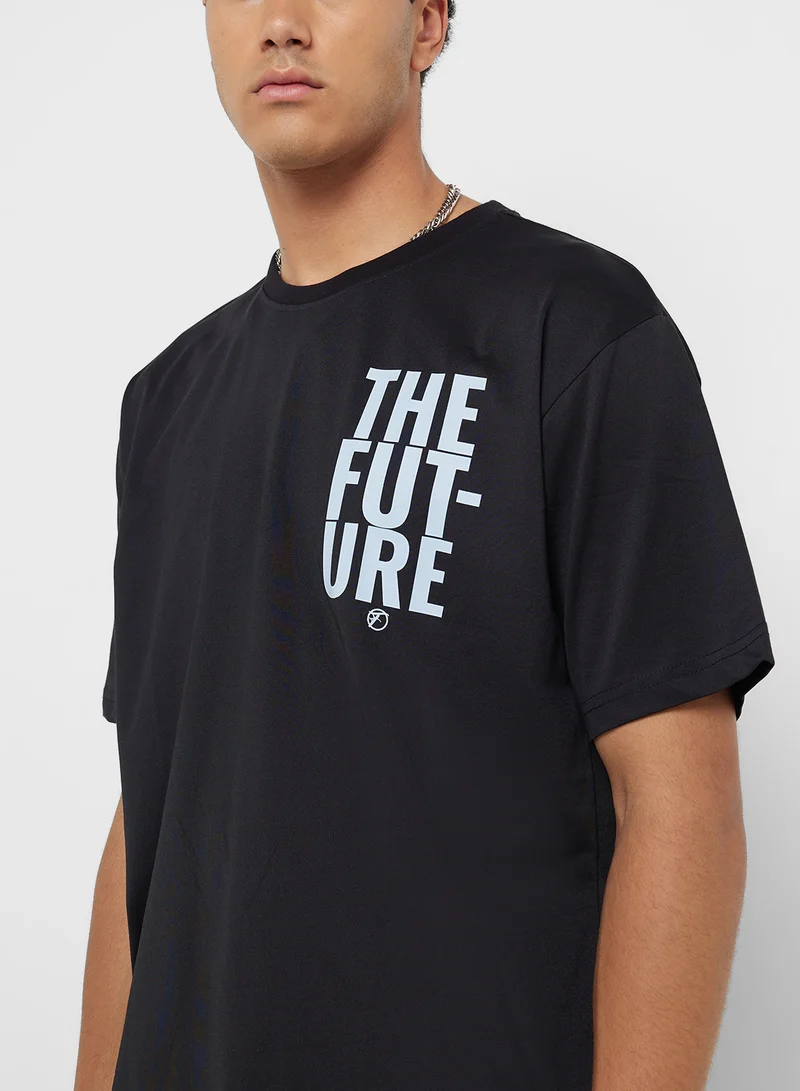 Seventy Five Oversized Graphic T-Shirt