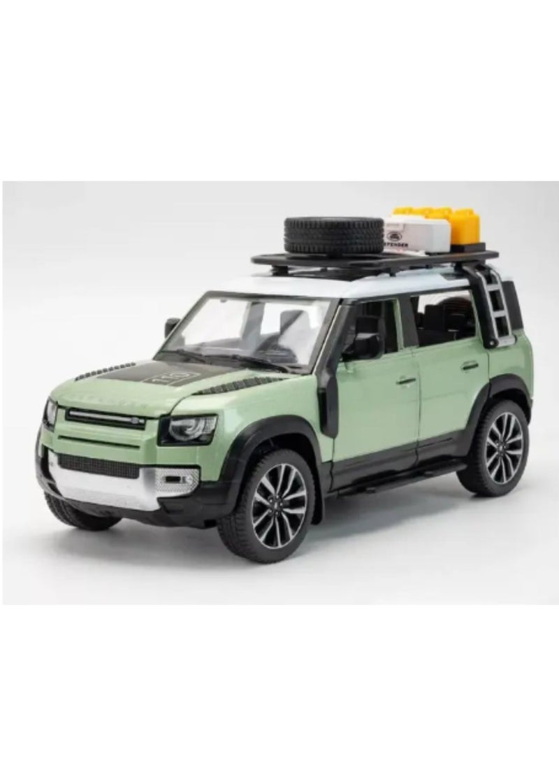 LAND ROVER Defender Outdoor Edition Die-Cast Metal Pull Back Toy Car -01 Pcs Assorted [1:24] with Lights, Sound & 6 Opening Parts – Multicolour Model Vehicle for Kids & Collectors - Image 3