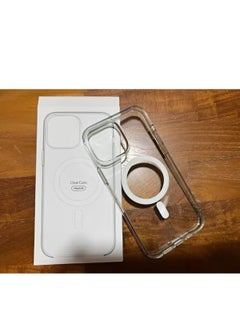 Magnetic Magnetic mobile phone case (iPhone 14 Pro Max), compatible with MagSafe, thin transparent mobile phone cover, shockproof, made of thermoplastic polyurethane  - Image 2