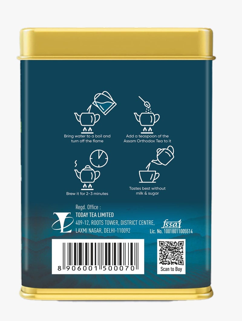Today Majestic Tea Assam CTC & Orthodox Blend, Strong and Bold Black Tea - Image 3