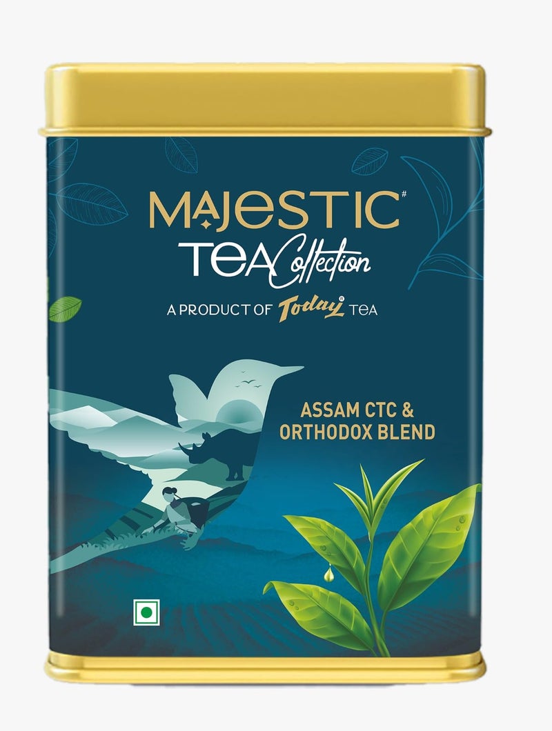 Today Majestic Tea Assam CTC & Orthodox Blend, Strong and Bold Black Tea - Image 1