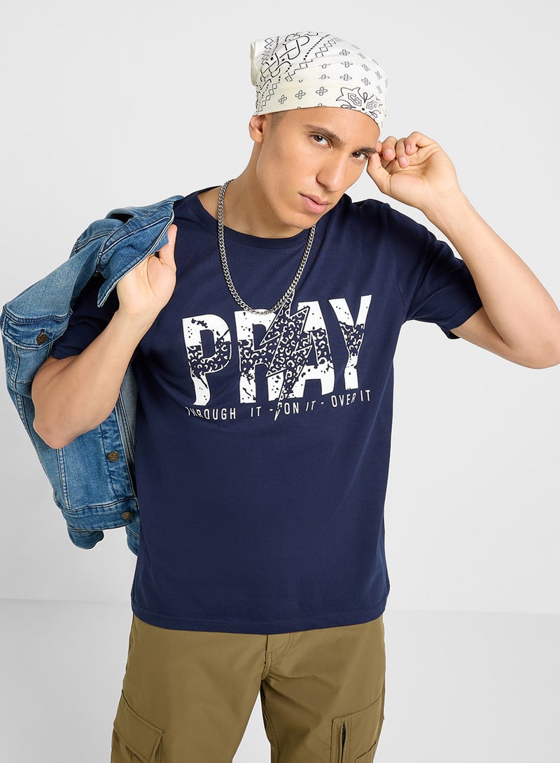 Seventy Five Basics Printed T-Shirt  - Image 1