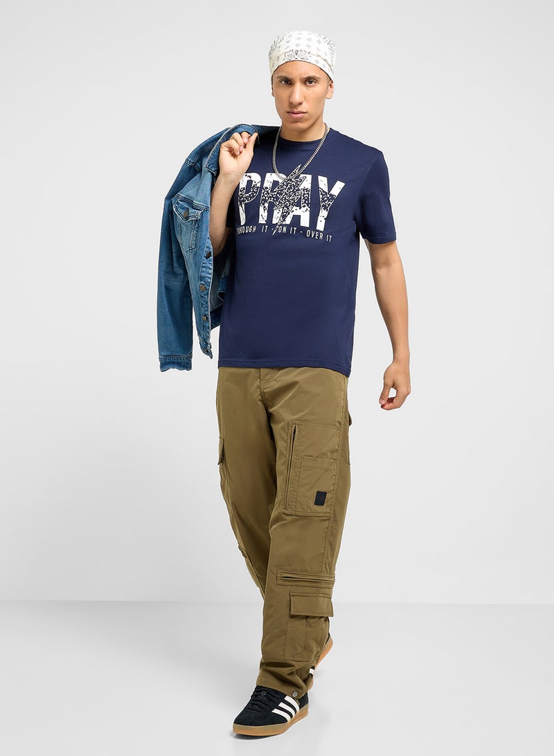 Seventy Five Basics Printed T-Shirt  - Image 4