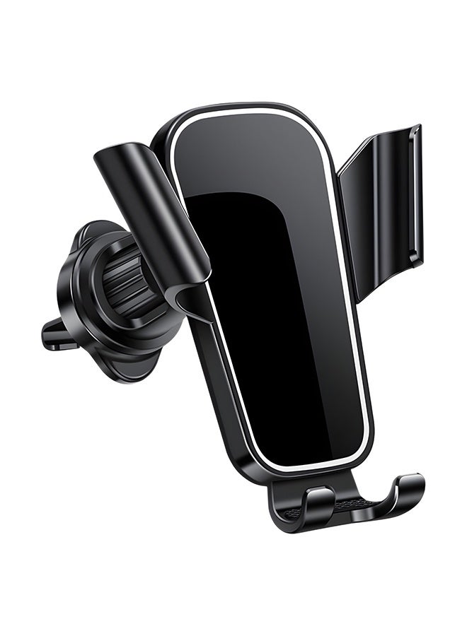 Car phone holder Car phone holder for air outlet Anti-shake phone holder Car ultra-stable hook design Compatible with iPhone 16/15/14 series Samsung S24 S23, Xiaomi, etc. Black - Image 1