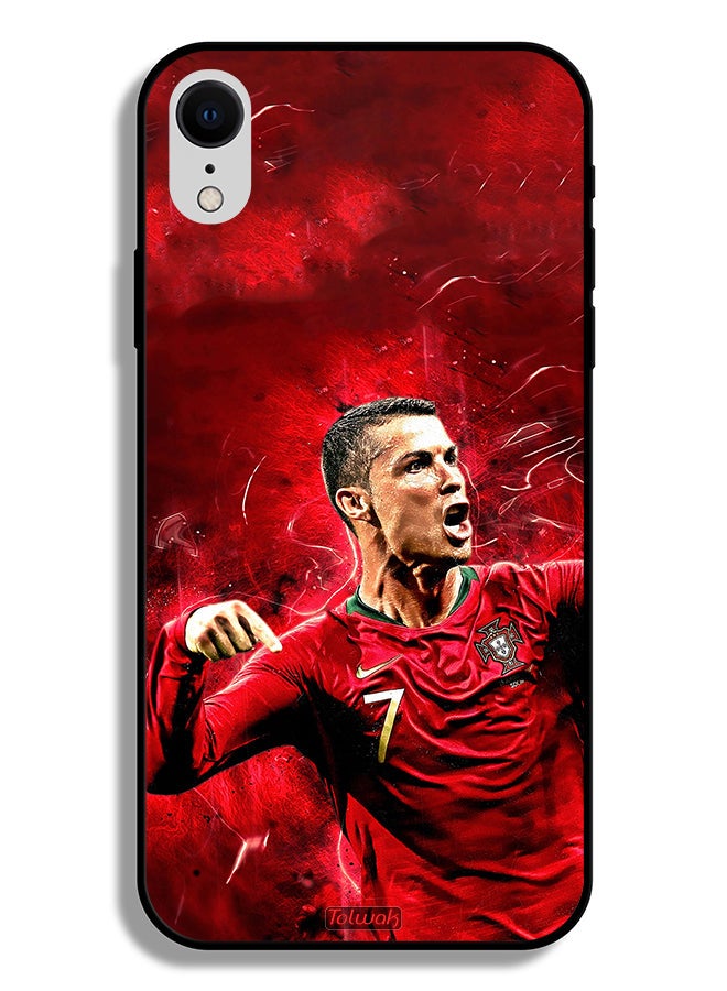 Tolwak Apple iPhone XR Protective Case Cristiano Ronaldo - Image 2
