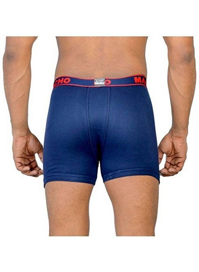 Macho Macho Men's Long Cotton Fine Trunk Pack of 3 (Multi Color), 95 cm  - Image 3
