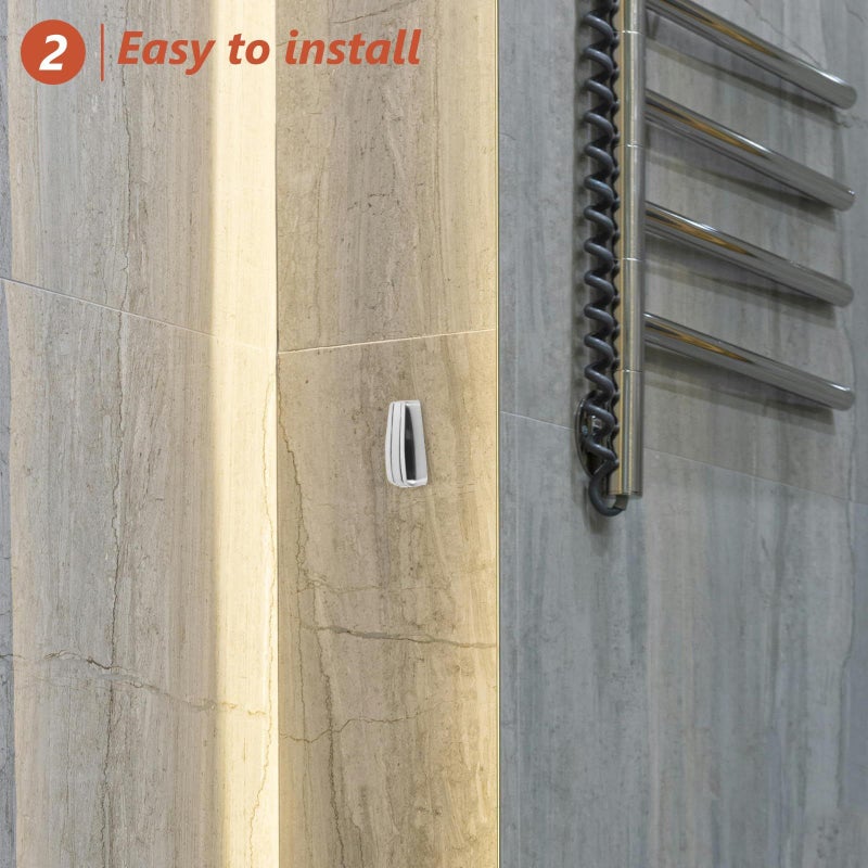 Zinc Alloy Foldable Bathroom Towel Hook Coat And Hat Rack Brushed Metal Finish - Image 5