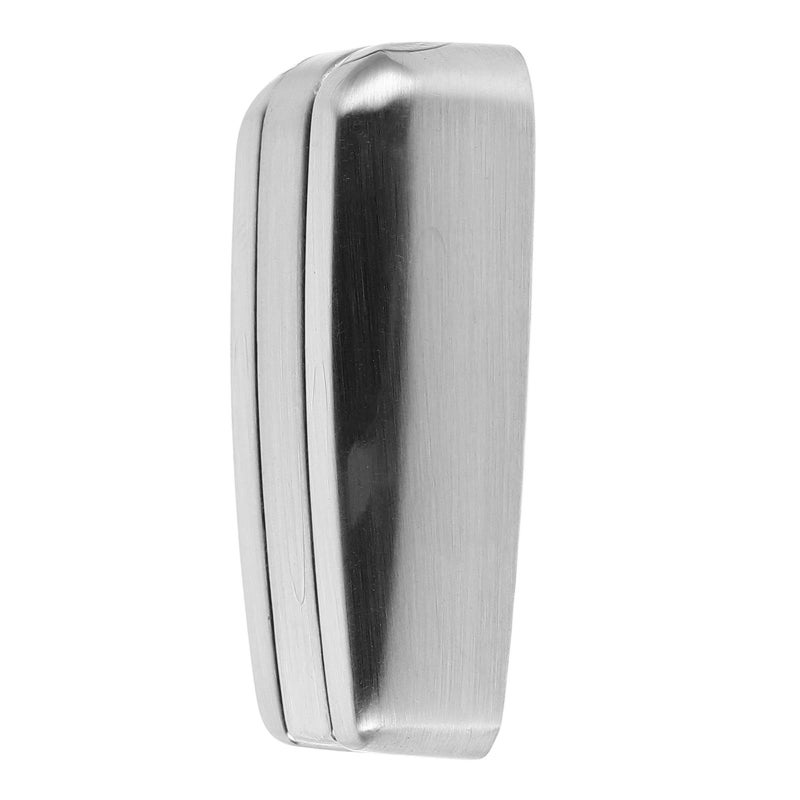 Zinc Alloy Foldable Bathroom Towel Hook Coat And Hat Rack Brushed Metal Finish - Image 1
