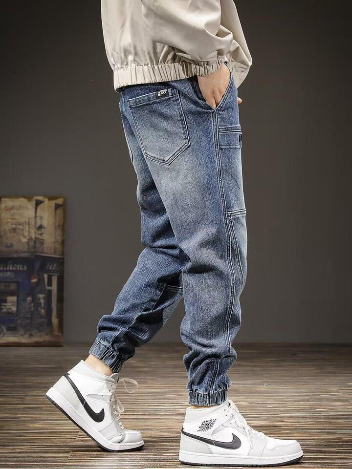 Unisex Casual Daily Denim Jeans - Image 1