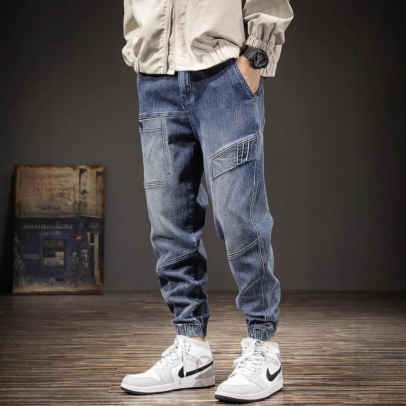 Unisex Casual Daily Denim Jeans - Image 4