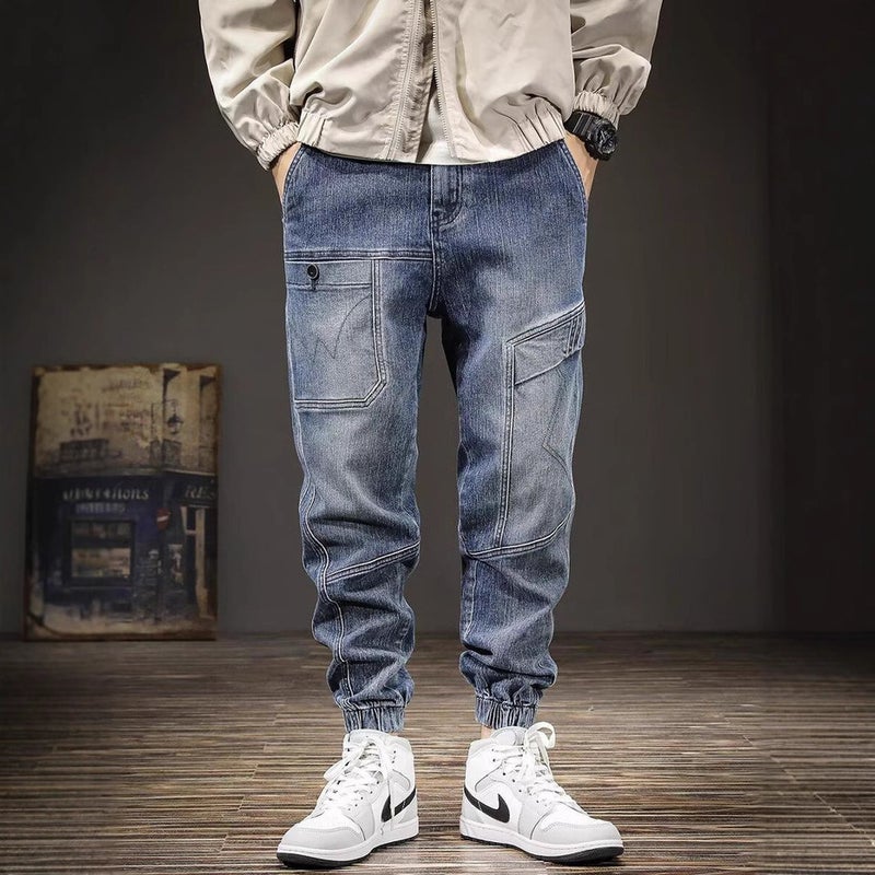 Unisex Casual Daily Denim Jeans - Image 2
