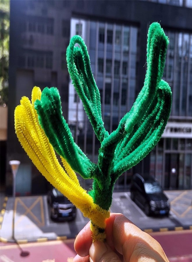 GOTOONE 300 Dark Green Pipe Cleaners Chenille Stems for DIY Art Decorations Creative Craft (6 mm x 12 in) - Image 4