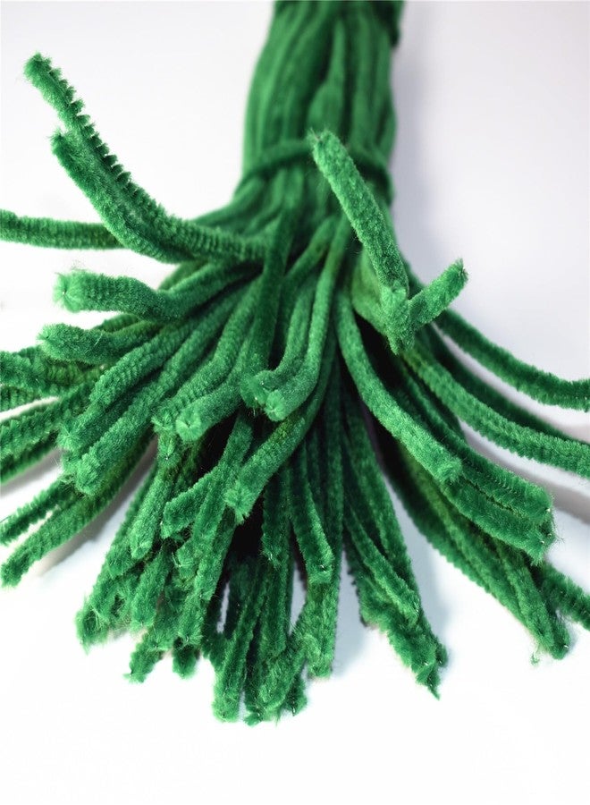 GOTOONE 300 Dark Green Pipe Cleaners Chenille Stems for DIY Art Decorations Creative Craft (6 mm x 12 in) - Image 2