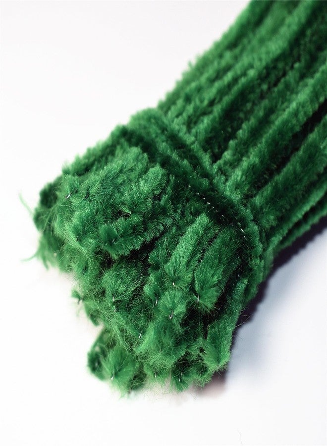 GOTOONE 300 Dark Green Pipe Cleaners Chenille Stems for DIY Art Decorations Creative Craft (6 mm x 12 in) - Image 3