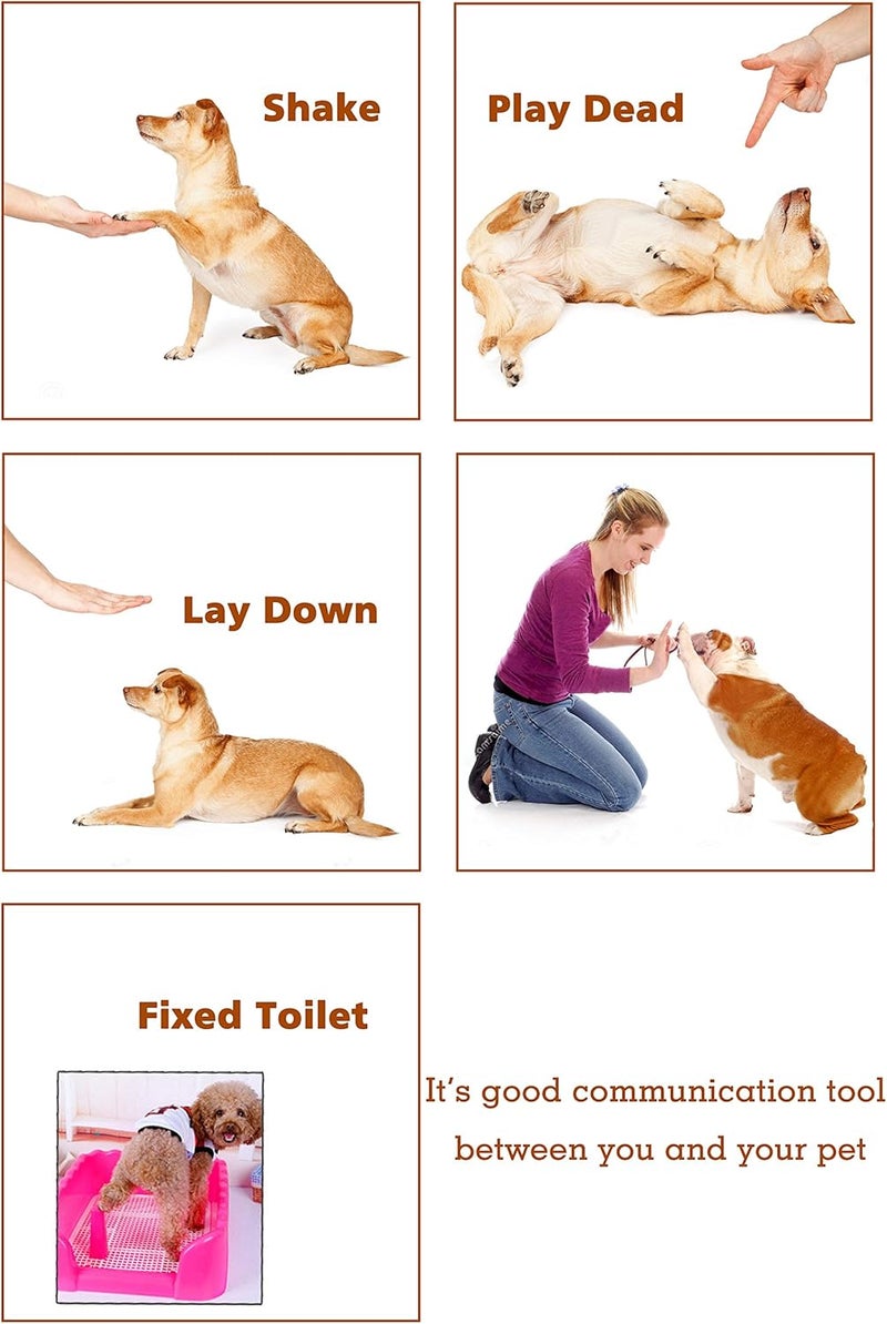 HoAoOo Pet Training Clicker with Wrist Strap - Dog Training Clickers 4 Color - Image 3