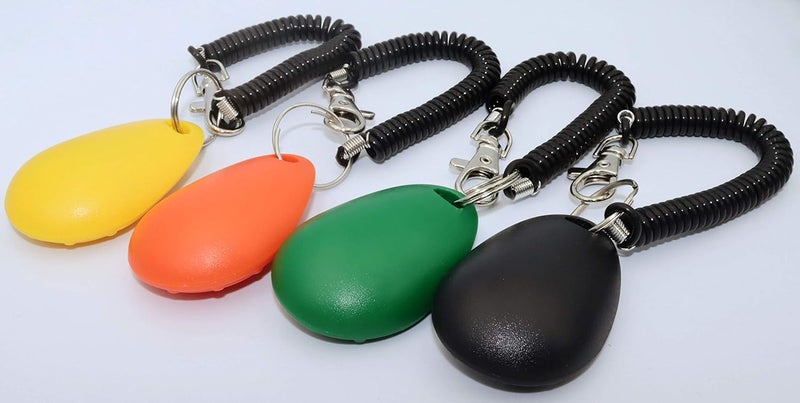HoAoOo Pet Training Clicker with Wrist Strap - Dog Training Clickers 4 Color - Image 2