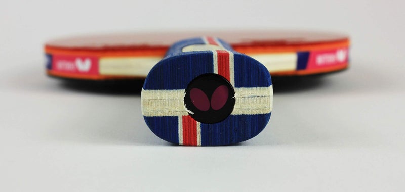 Butterfly RDJ S2 Shakehand Table Tennis Racket | RDJ Series | Good Spin, Better Speed & Even Better Control! | Recommended for Beginning Level Players, Red and Black,White - Image 4