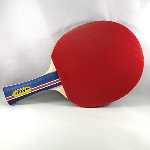Butterfly RDJ S2 Shakehand Table Tennis Racket | RDJ Series | Good Spin, Better Speed & Even Better Control! | Recommended for Beginning Level Players, Red and Black,White - Image 2