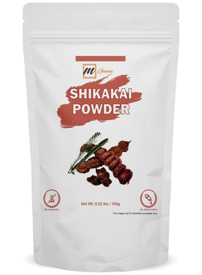 mGanna 100% Pure Shikakai/Acacia Concinna Powder for Hair Care | Natural Hair Cleanser & Conditioner 100 GMS / 0.22 LBS - Image 1