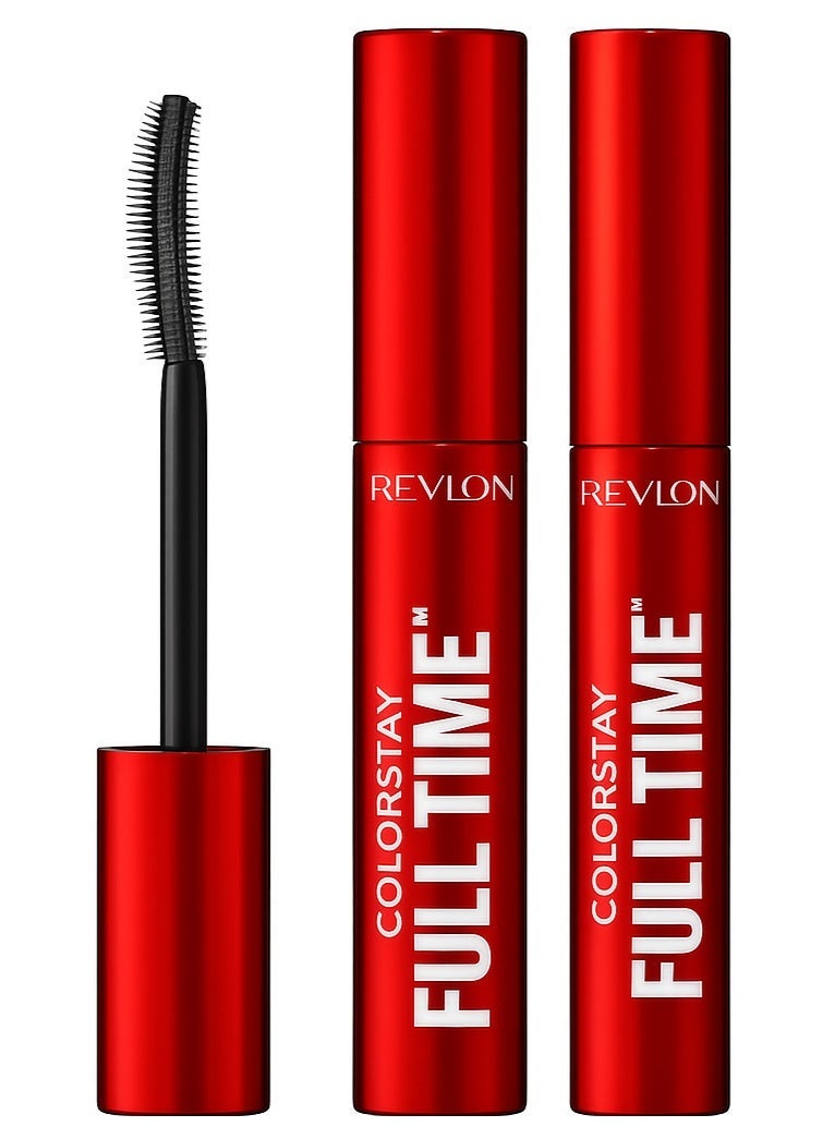 Revlon ماسكارا ريفلون كولورستاي فول تايم باللون الأسود الأكثر سواداً (عبوة من 2) - Image 1
