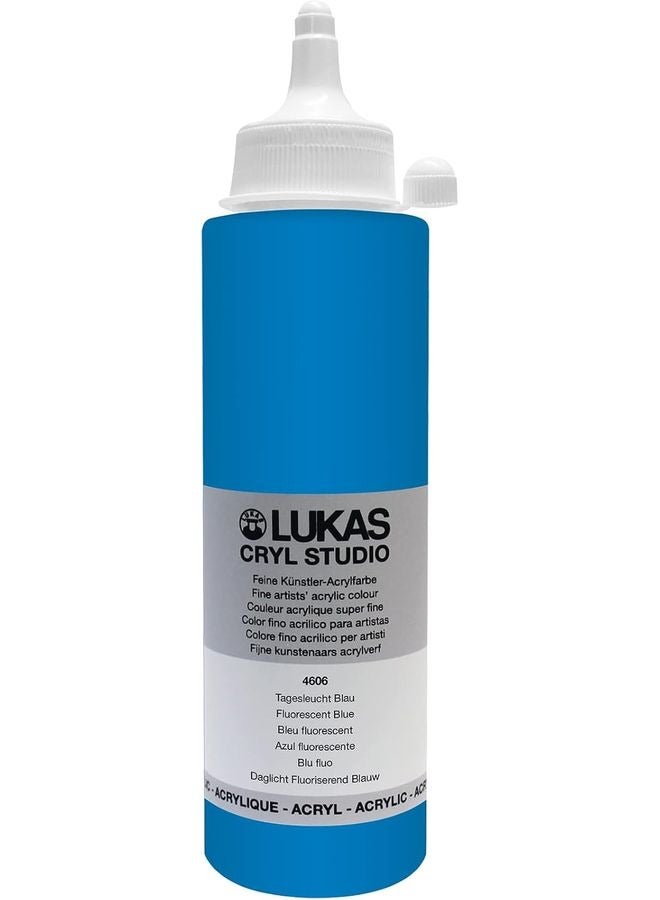 LUKAS CRYL STUDIO 250ML FLUORESCENT BLUE