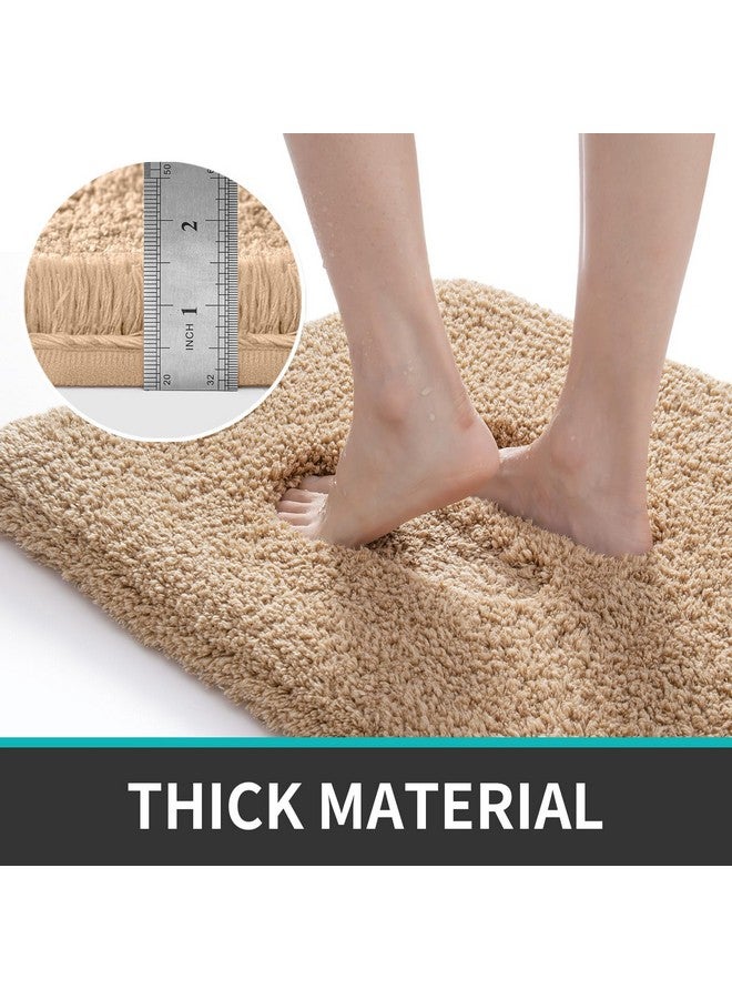 MAXOSHINE Microfiber Bathroom Mat Anti Skid-Highly Absorbent Super Soft Door Mats for Home Kitchen Living Room-2000 GSM Floor Mat-40 x 60 cm (Beige) - Image 5