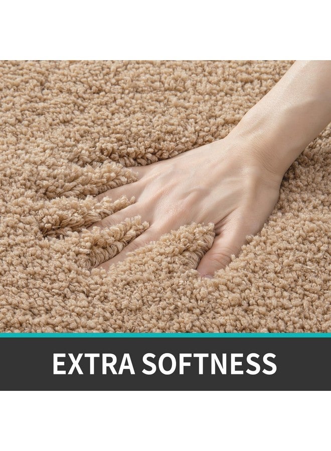 MAXOSHINE Microfiber Bathroom Mat Anti Skid-Highly Absorbent Super Soft Door Mats for Home Kitchen Living Room-2000 GSM Floor Mat-40 x 60 cm (Beige) - Image 2