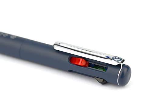 Pentel قلم حبر جاف 4 ألوان من بنتل BXC470-DC iZee - اختيار الألوان (أسود/أحمر/أزرق/أخضر) عبر دفع جانبي بلون الحبر، عرض خط 0.5 مم، قابل لإعادة التعبئة، عبوة من 1 - Image 3