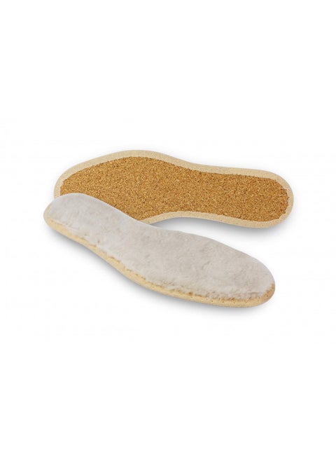 Pedag Pascha | Genuine Sheepskin Shearling Insole | Handmade in Germany | Natural Cork Insulation | Perfect for Warmth & Comfort | 1 Pair | Women US 7/ EU 37