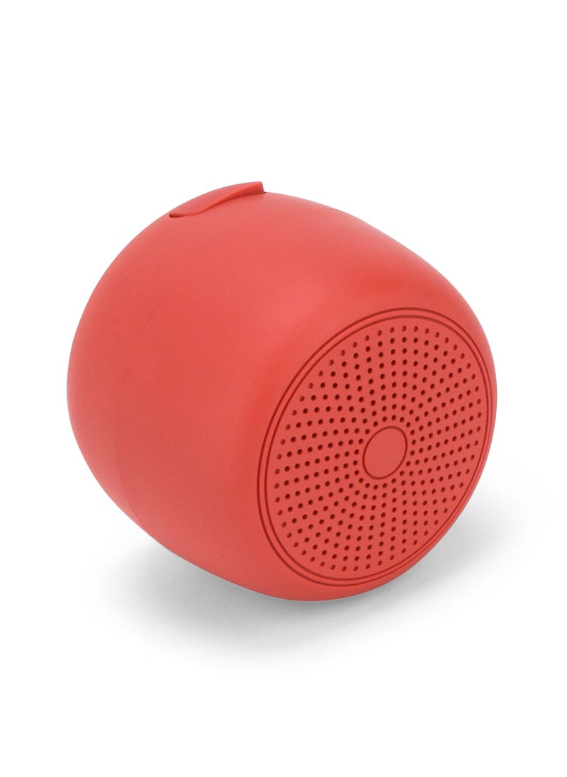 WISHWIND Travel Tune Portable Bluetooth Speaker | 4D Surround Sound | Waterproof & Shockproof | 24H Battery | Hands-Free Calling | Travel-Friendly Wireless Speaker (Red)  - Image 3