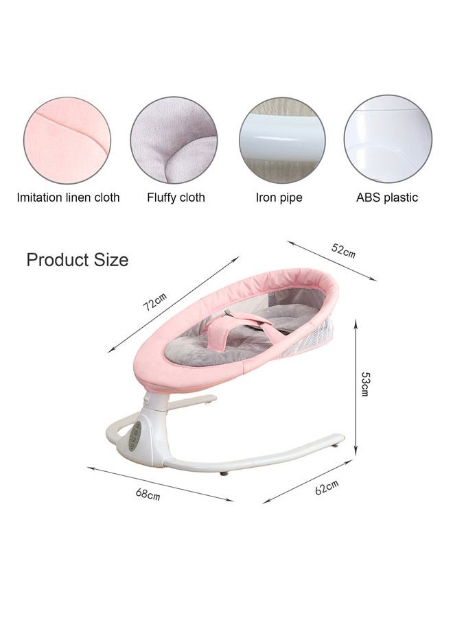 Vinnatsu - Multi Functional Bluetooth automatic baby Chair swing 4 Speeds 4 Timing Set Baby Intelligent Electric Rocking Chair with Remote Control and Mosquito Net - Image 1