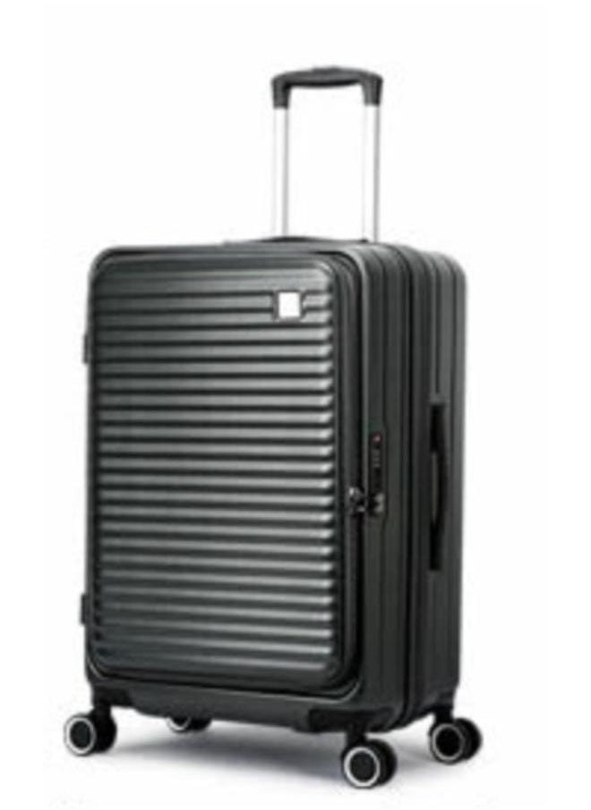 Samel - 24inch Expandable Checked-in Durable Hardshell Trolley Luggage Suitcase with Spinner Wheels and TSA Lock - Image 1